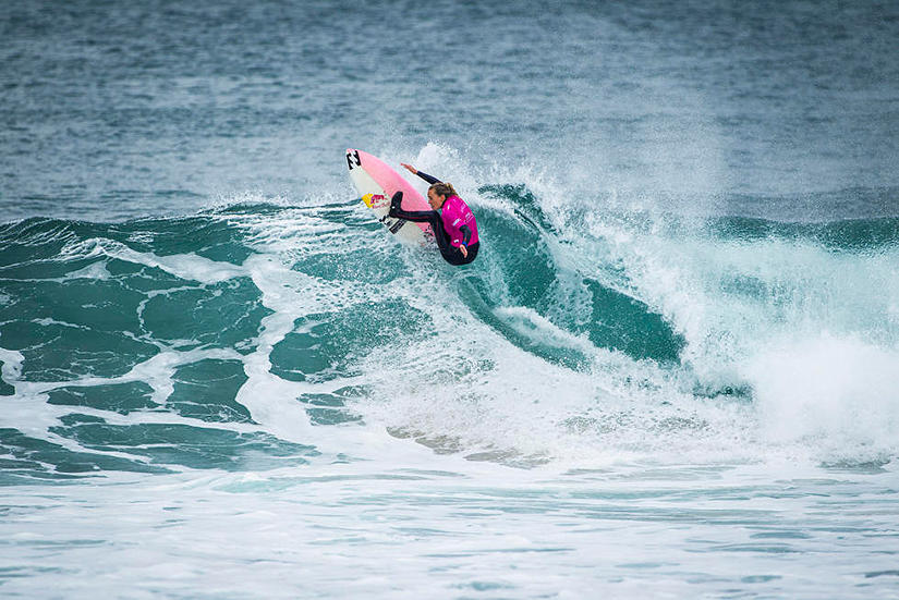 Justine Dupont. Zarautz 2016. Damien Poullenot