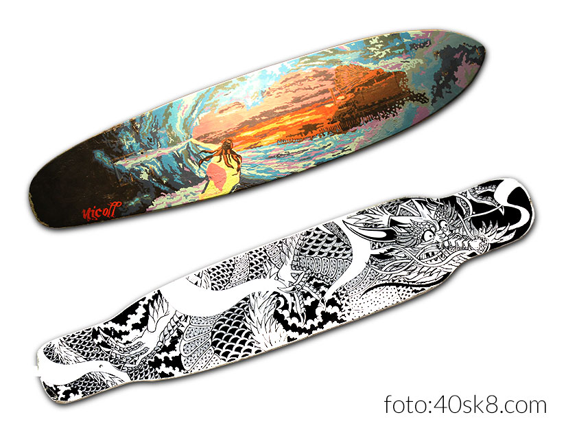 Papucho Nicoll longboards