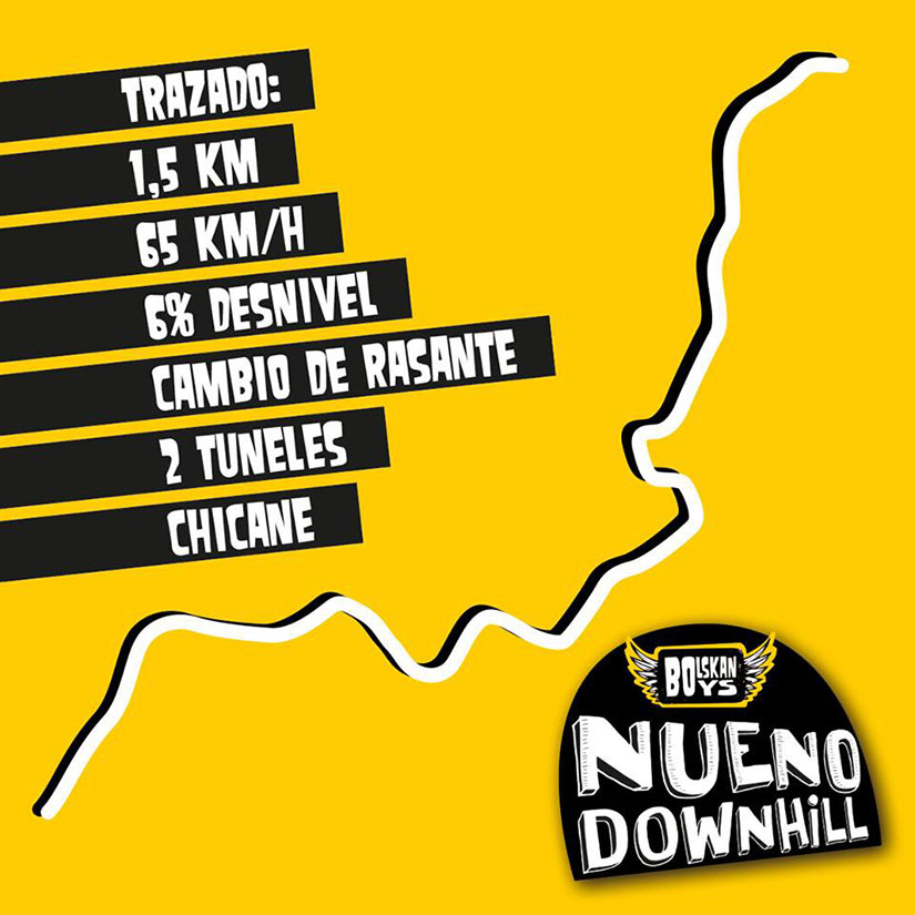 trazado nueno downhill