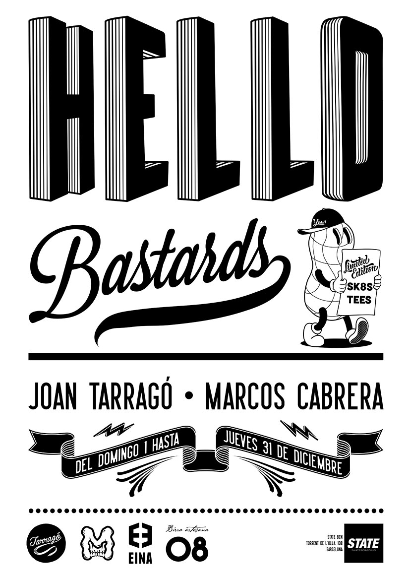 hello bastards exposicion joan tarrago marcos cabrera state barcelona