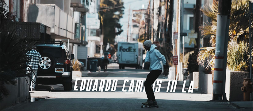 Video de Eduardo Campos Longboard en Los Angeles
