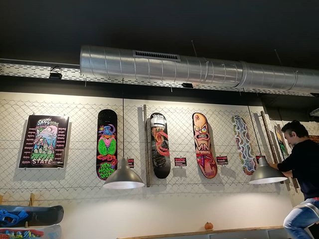 STATE BCN expo Skate Collective Art Deck