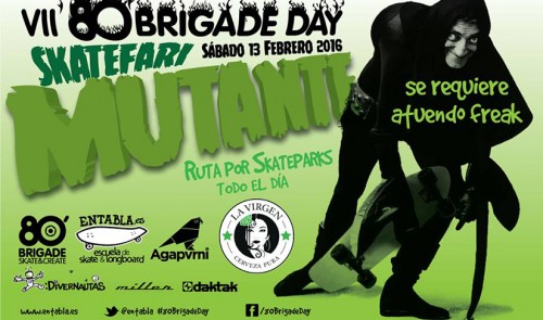 VII 80 Brigade Day. Skatefari mutante