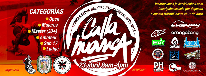 Callahuanca Downhill Skateboarding 2016