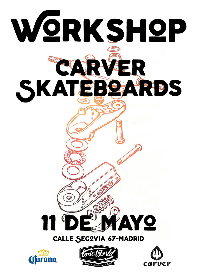 Workshop-Carver-Skateboards-en-Toxic-World-Boardshop