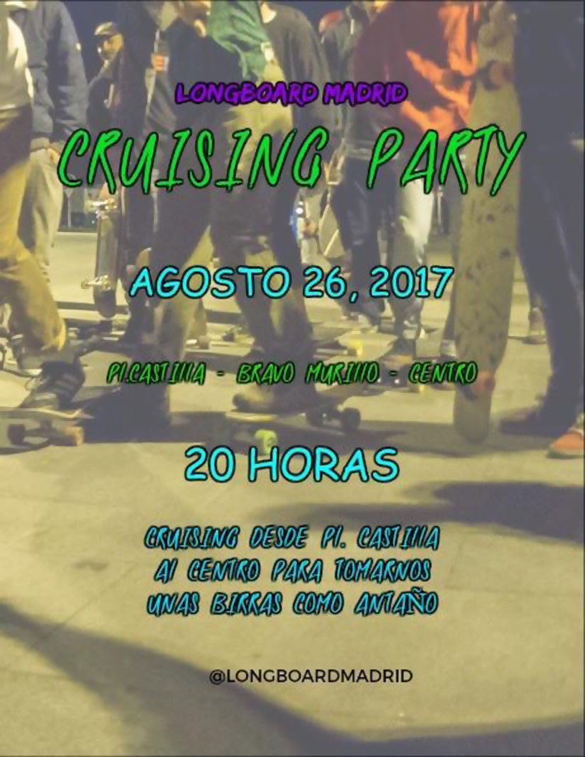 Longboard-Madrid-Cruising-Party