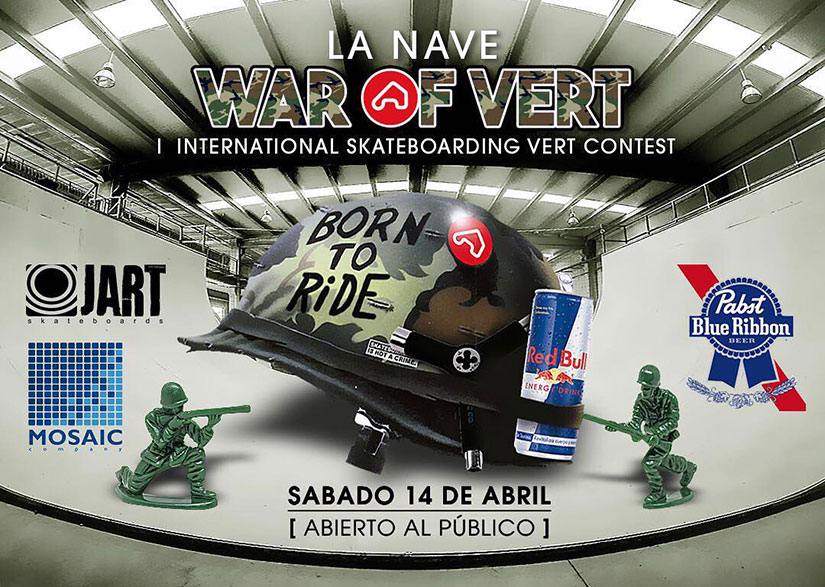 La Nave War of Vert International Skateboarding Vert Contest