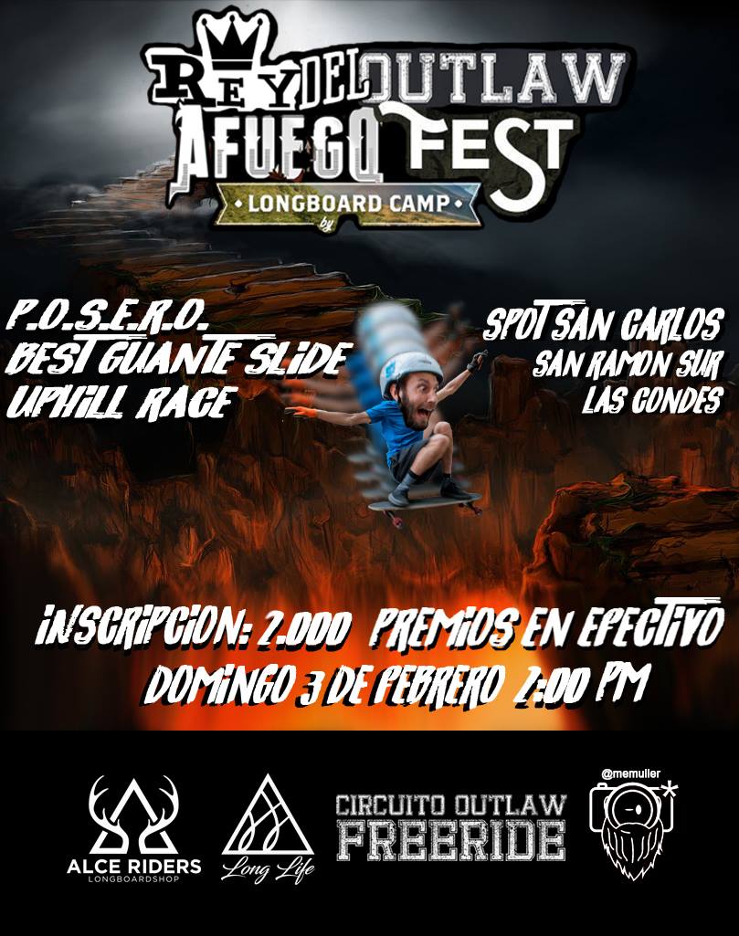 Rey del Outlaw Afuego Fest Longboard Camp