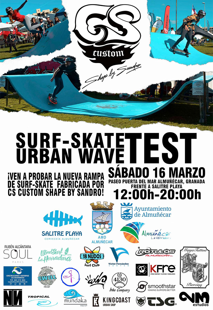 Surf Skate Urban Wave Test