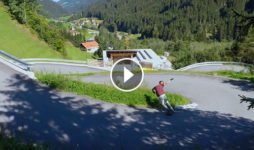 Simon Lechner longboarding en Austria