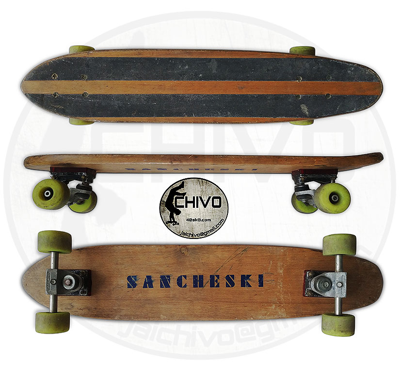Sancheski de madera maciza de mediados de los 70